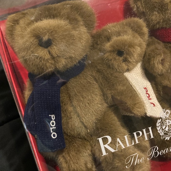 Vtg Ralph Lauren holiday Polo Bears - Picture 2 of 5